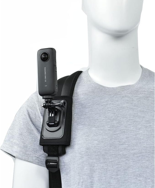 Action Camera Backpack Mount | GoPro Hero 13/12/11 Compatible, Insta360 by VGSION