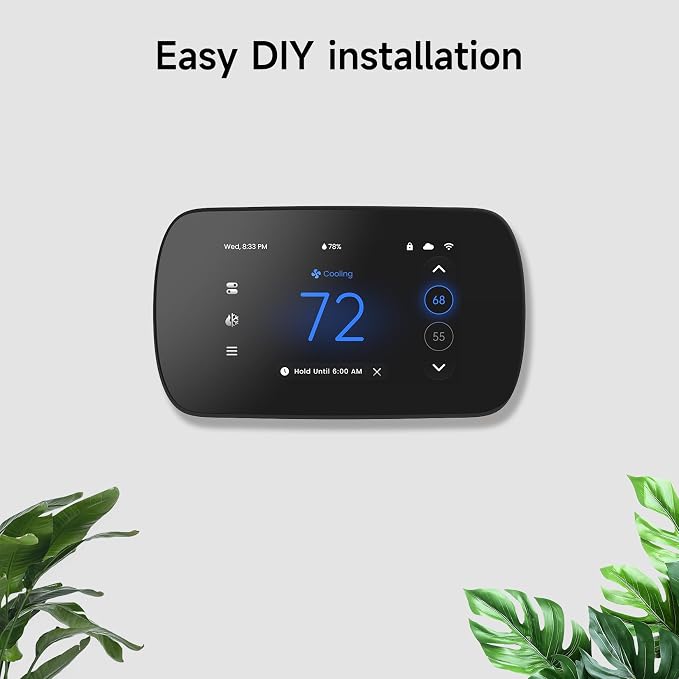 Smart Thermostats for Home, WiFi Thermostats 4.3 Inches Touch Screen Compatible - Image 3