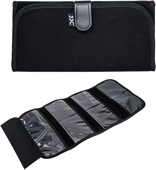 JJC 8 Pockets Lens Filter Case for Circular or Square Filters, Folding Filter by JJC