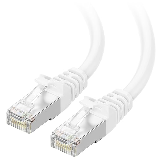 Cable Matters 10Gbps Snagless Shielded Cat 6A Ethernet Cable - 50ft by CableMatters