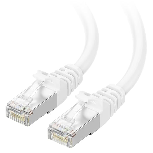 Cable Matters 10Gbps Snagless Short Shielded Cat 6A Ethernet Cable - 3ft by CableMatters