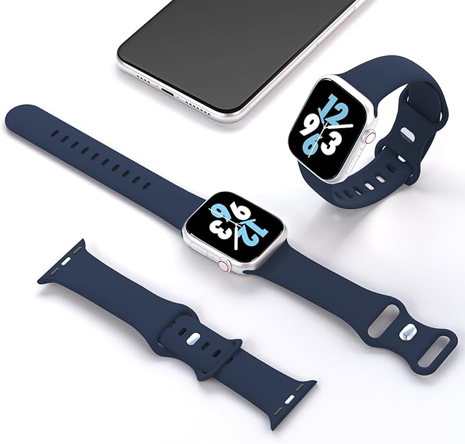 Sport Band Compatible with Apple Watch 38mm 40mm 41mm 42mm 44mm 45mm 46mm 49mm - Image 2