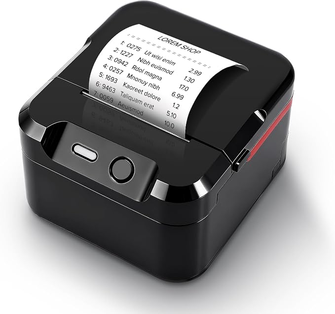 POS Printer, 58mm USB Thermal Receipt Printer, Restaurant Kitchen Printer by JRHC