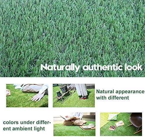 Artificial Grass Turf 9FTX79FT, 38inch 4 Tone Realistic Synthetic Thick Fake - Image 5
