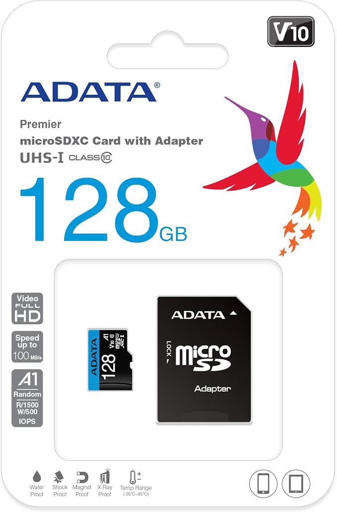 ADATA Premier 128GB MicroSDHC/SDXC UHS-I Class 10 V10 A1 Memory Card - Image 12