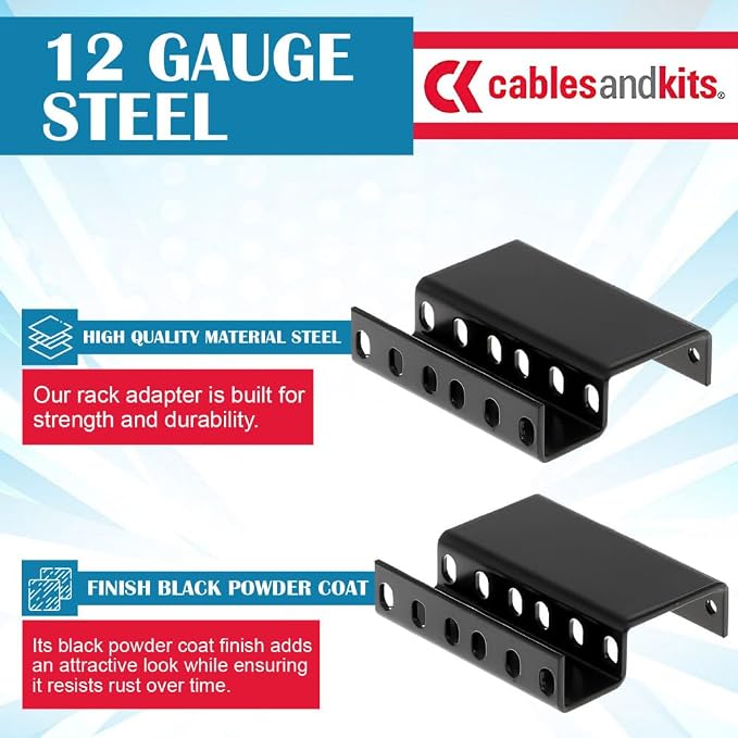 CablesAndKits - Recessed Rack Adapter - 3" Extension/Recess from Face of Rack - - Image 3