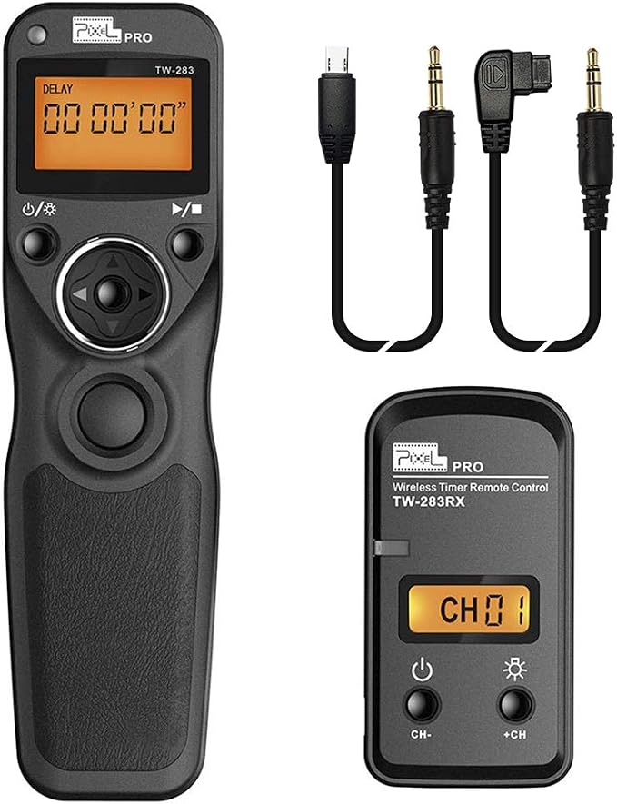 Remote Control Compatible for Sony, Pixel Wireless Shutter Release Cable TW-283 by Pixel