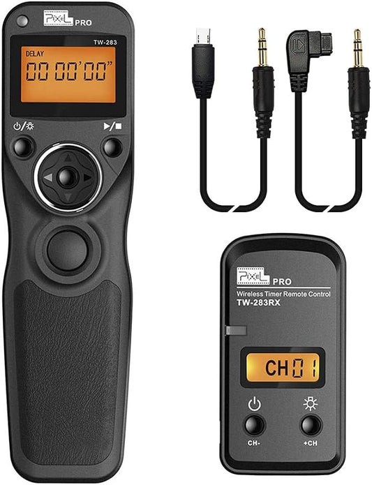 Remote Control Compatible for Sony, Pixel Wireless Shutter Release Cable TW-283 by Pixel