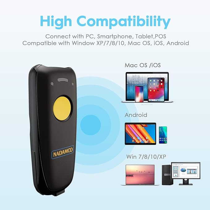 NADAMOO 2D Wireless Barcode Scanner Compatible - Image 6