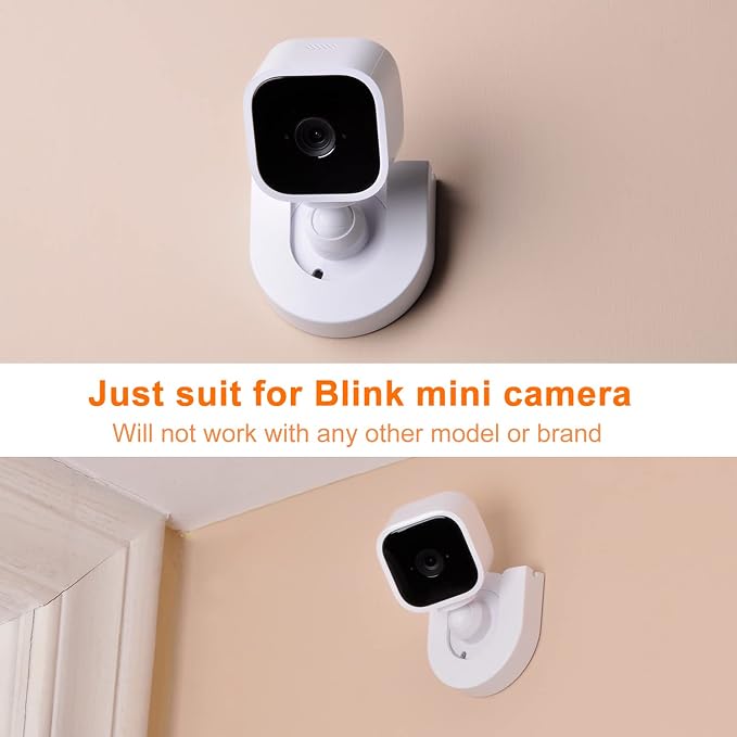 2 Pack Wall Mount for Blink Mini Indoor Camera, Strong Adhesive Camera Mount - Image 6