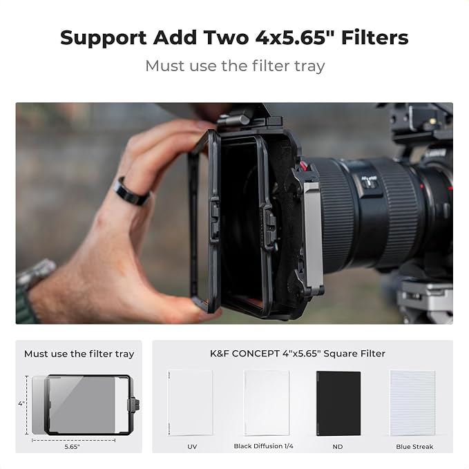 K&F CONCEPT Matte Box, DSLR Camera Matte Box - Image 3