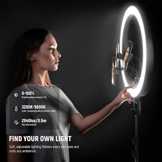 NEEWER RP19H 19" Ring Light - Image 2