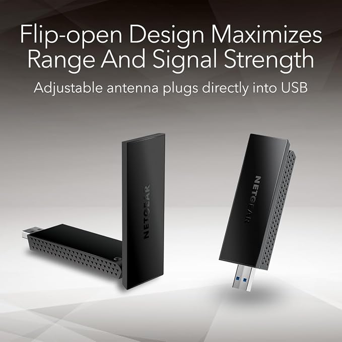 NETGEAR Nighthawk WiFi 6 USB 3.0 Adapter – AX1800 Dual-Band Wireless Gigabit - Image 5