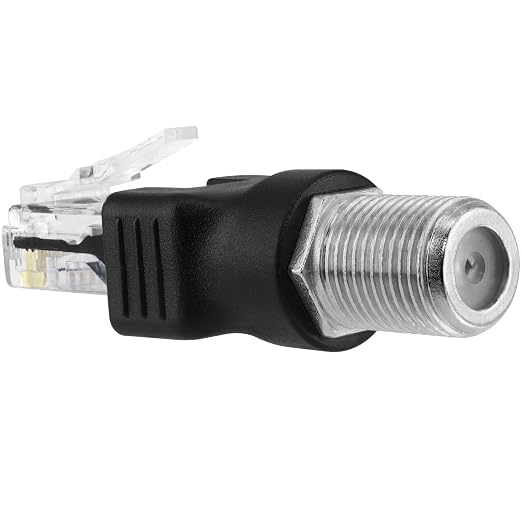 RF to RJ45 Converter Adapter, 2 Pack F Female to RJ45 Male Ethernet Adapter - Image 6