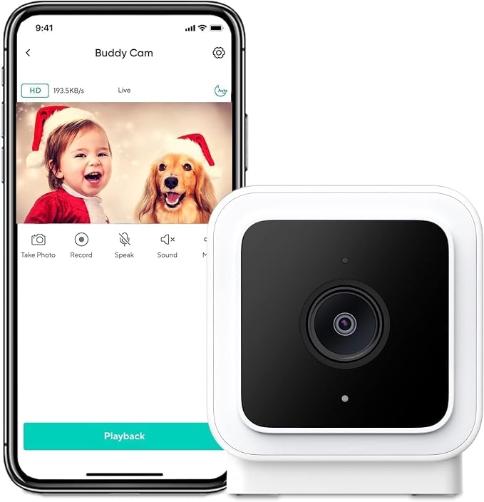 Cam V3 Smart Home Security Camera, Indoor/Outdoor Use, IP65-Rated, 1080p Plug-in - Image 8