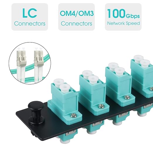 6 Duplex LC/OM3 Fiber Patch Panel - Image 2