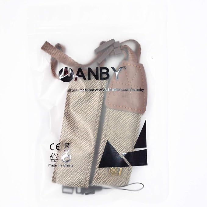 Camera Strap Canvas Brown Shoulder Strap - Image 2