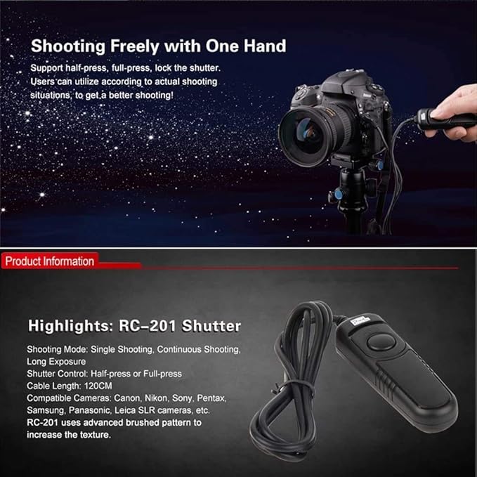 Pixel Remote Commander Shutter Release Cable DC0 Compatible - Image 4
