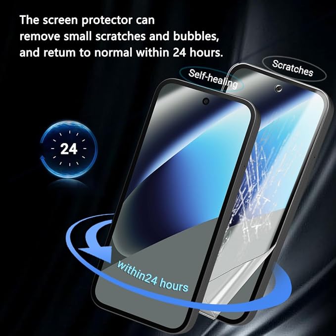 3+2 Pack Screen Protector for Google Pixel 10a, 3 TPU Film - Image 4
