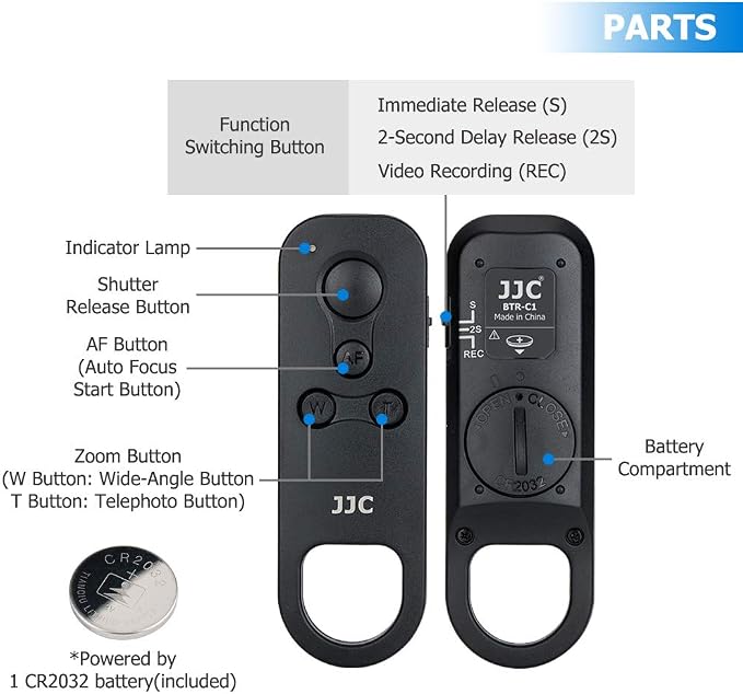 JJC Wireless Bluetooth Remote Control Replace Canon BR-E1 - Image 6