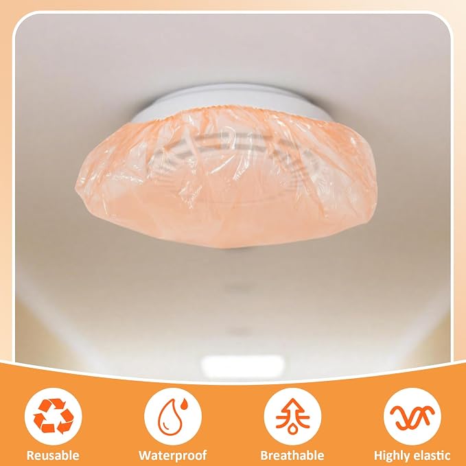 60 Pcs Orange Thicken Plastic Smoke Detector Covers - Image 3