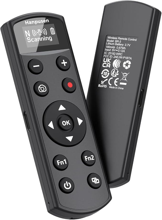 Hanpusen Rechargeable Camera Remote Control by HANPUSEN