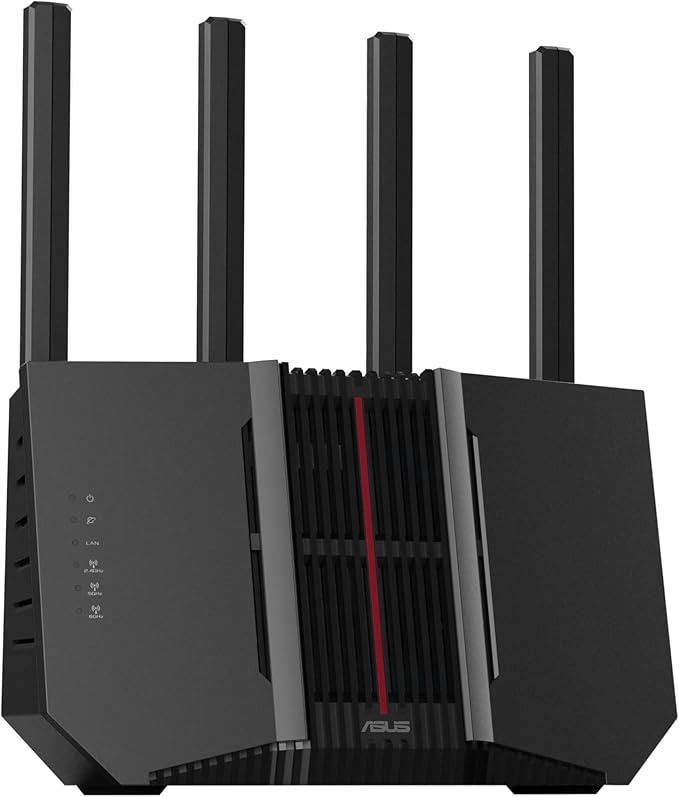 ASUS RT-BE92U BE9700 Tri-Band WiFi 7 Router, Supports New 320MHz Bandwidth & by Amazon+Renewed