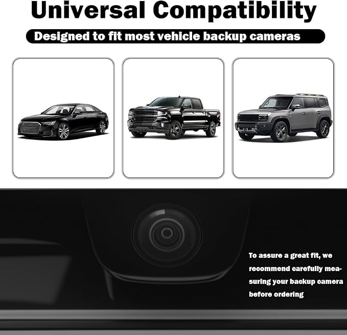 2PCS Backup Camera Rain Shield, Carbon Fiber Backup Camera - Image 7