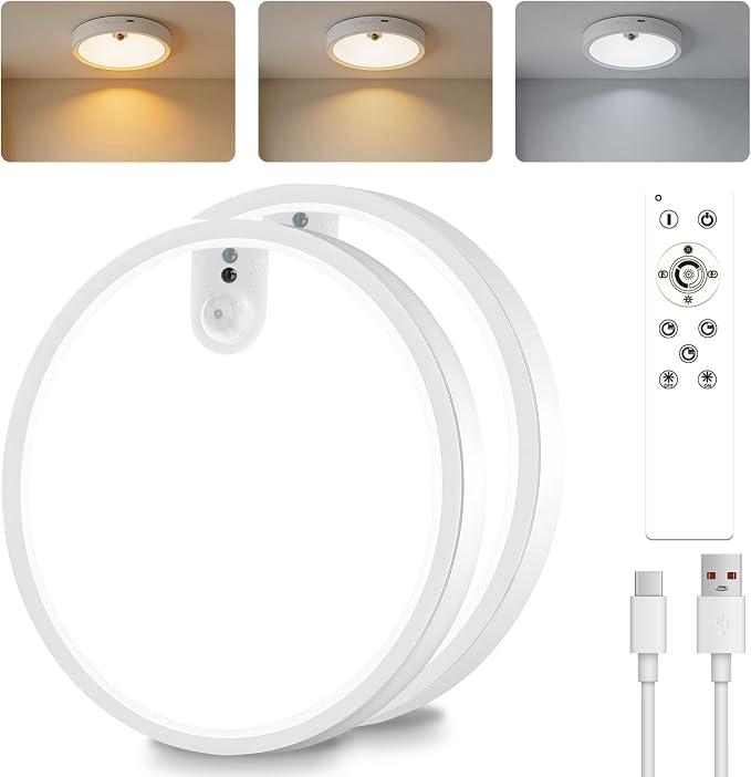 Wireless Motion Sensor Ceiling Light, 7 Inch by Unknown