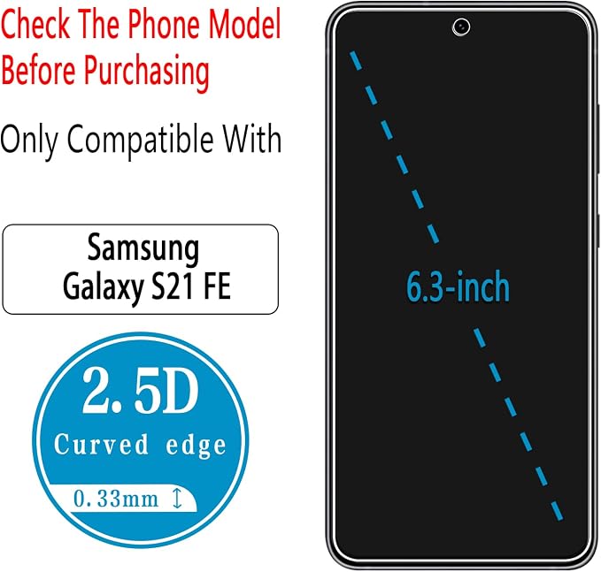 2 Pack Tempered Glass Screen Protector - Image 2