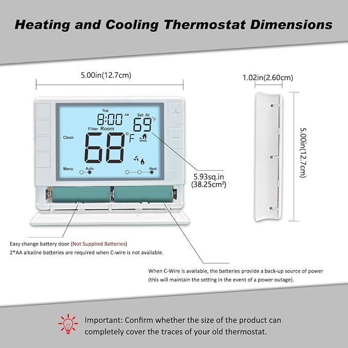 Programmable Thermostat, Thermostat - Image 6