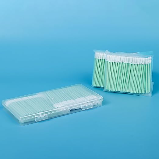 Round Foam Tip Swabs for Cleaning 2.5mm SC/ST Fiber Optic Connectors, Camera - Image 3