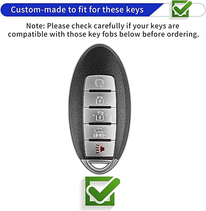 Keyless Entry Systems Key for Nissan Key Fob Cover Shell - Image 2