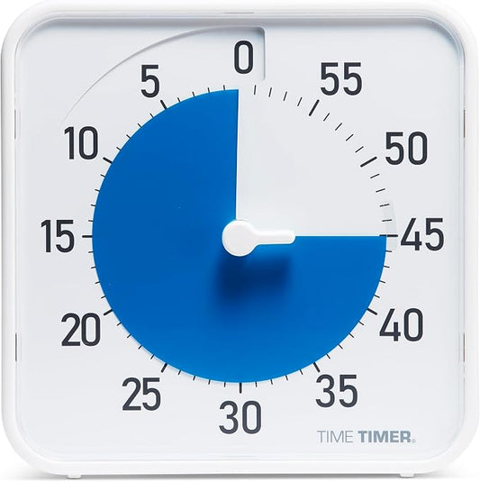 Time Timer Original 8" Visual Countdown Timer – Medium 60-Minute Silent by TimeTimer