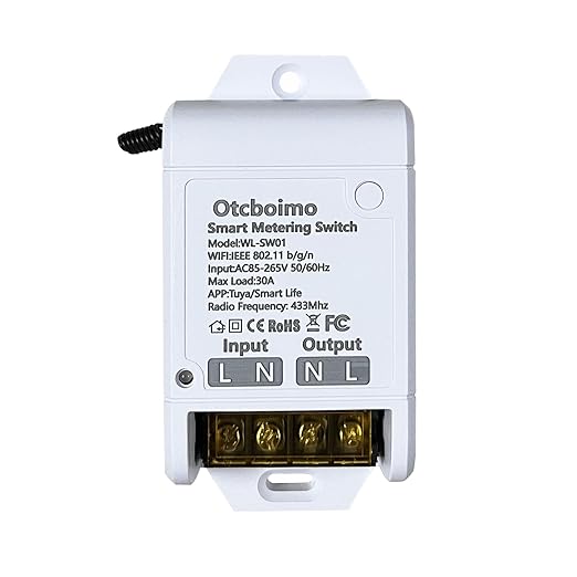 30A Hight Power WiFi Wireless Smart Switch by Otcboimo