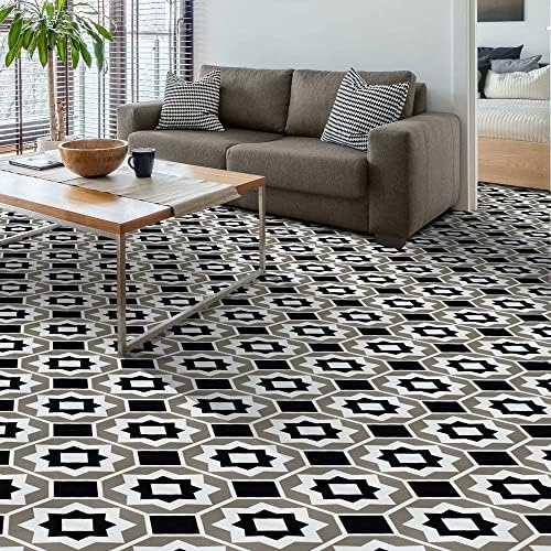 Vinyl Peel & Stick Vinyl Floor Tiles, 12 x 12 in by achim
