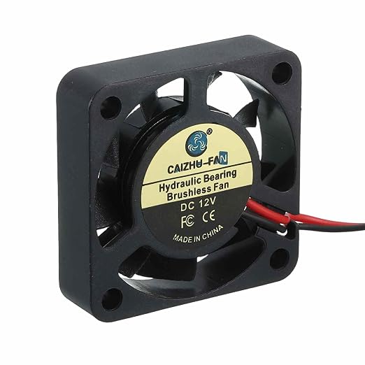 MECCANIXITY 4010 Fan 40mm x 10mm 1-3/5 Inch 12V Small Plastic Cooling Fan 2 Pin by MECCANIXITY