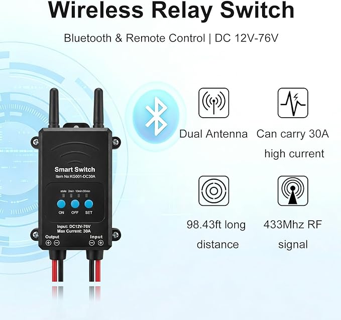 DC Wireless Remotes Switch, Wireless Relay Switch work - Image 4