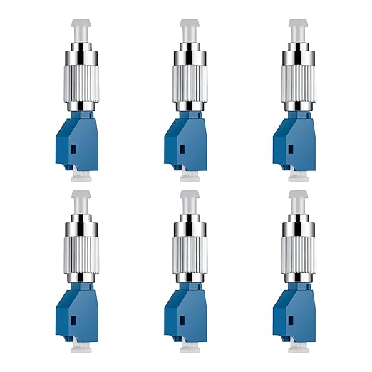 6Pcs Visual Fault Locator Fiber Adapter, Fiber Optic Connector, Single Mode by Moocci