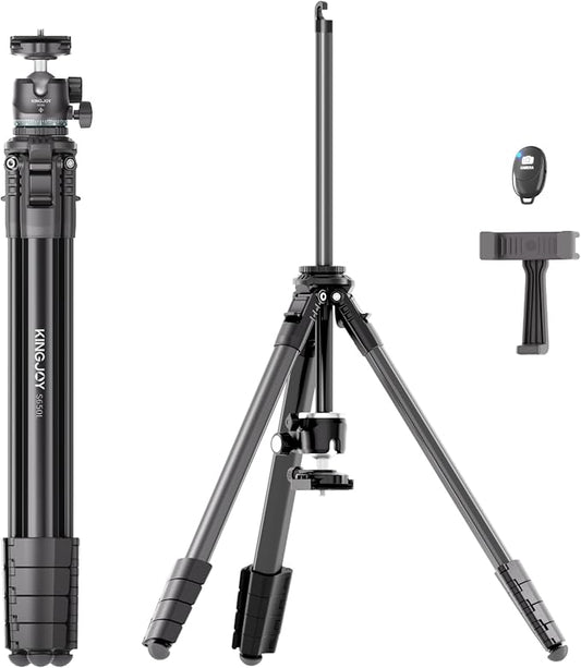 KINGJOY 72'' Aluminum Travel Tripod by KINGJOY