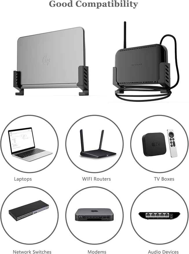 Laptop & Router Wall Mount Holder - Image 3