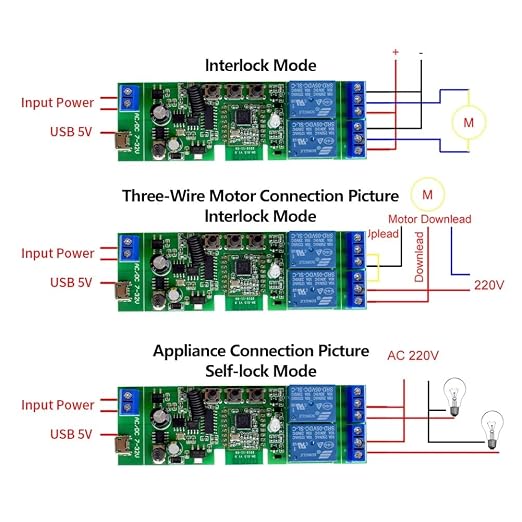 2 Channel 5V 12V ZigBee Smart Relay Switch, Adjustable Self Lock and Momentary - Image 6
