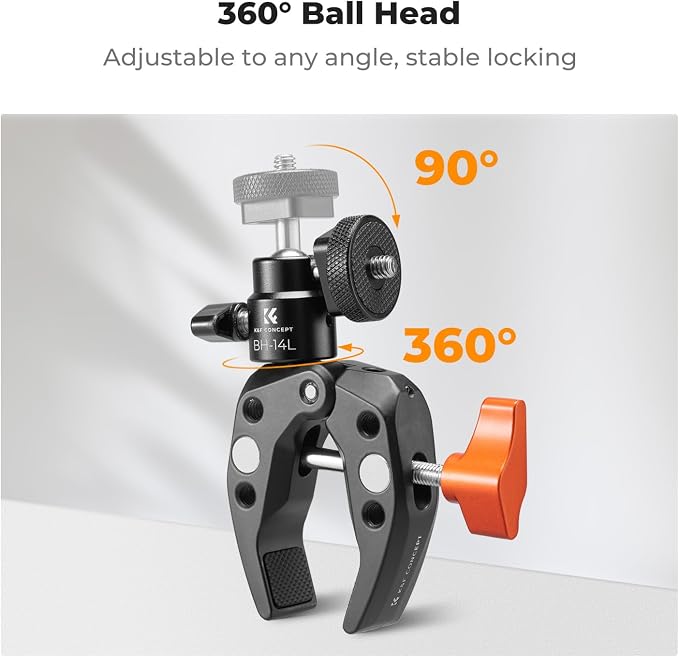 K&F CONCEPT Super Clamp Camera Clamp - Image 6