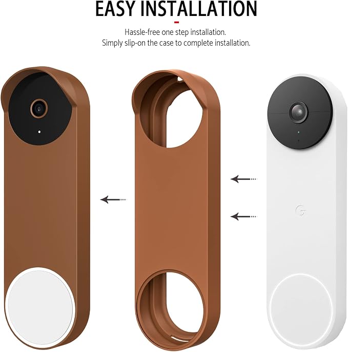 Silicone Case for Google Nest Hello Doorbell 2021 Cover - Image 5