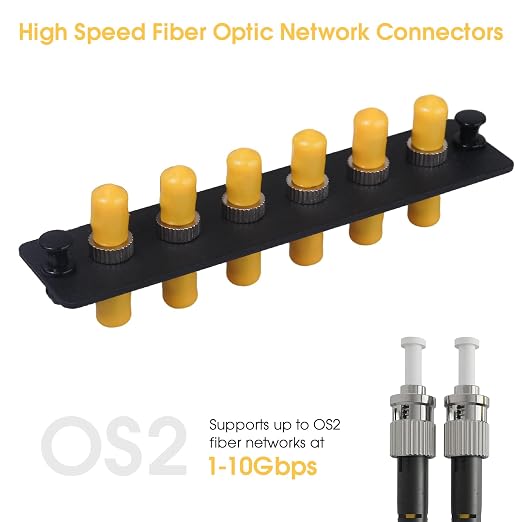 6 Simplex ST Fiber Patch Panel - Image 5