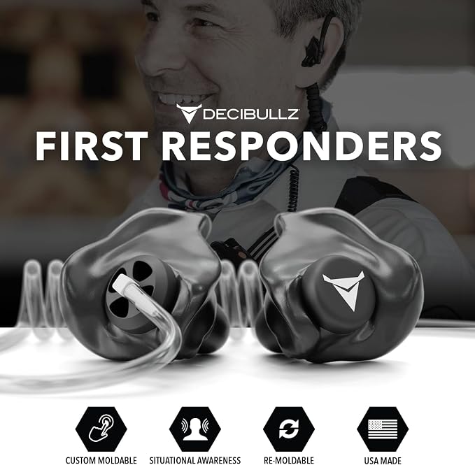 Decibullz Custom Moulded Security Two-Way Radio Surveillance Earpiece Set - Image 8