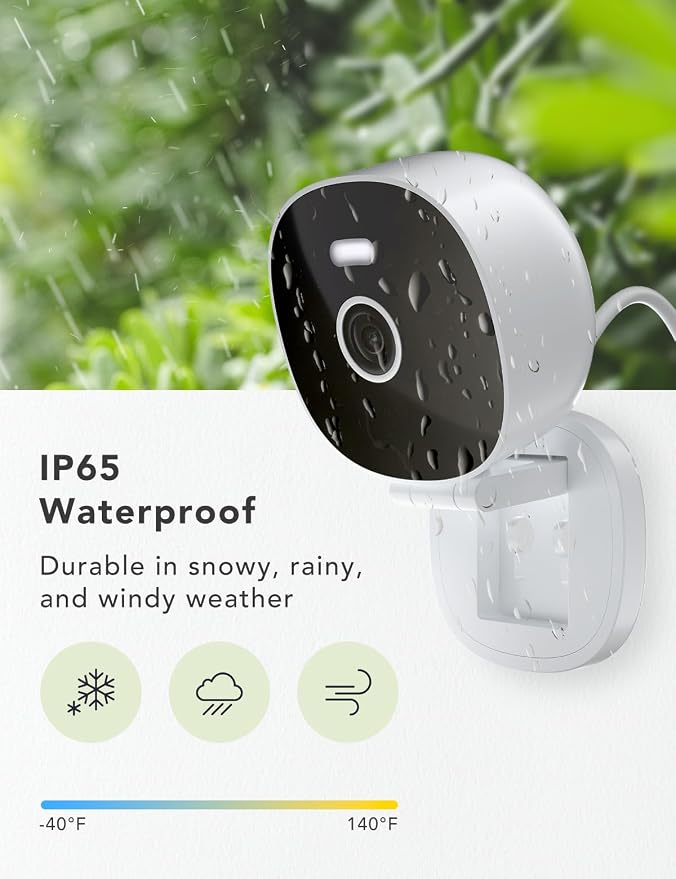 2K Wired Security Camera, Indoor/Outdoor - Image 3