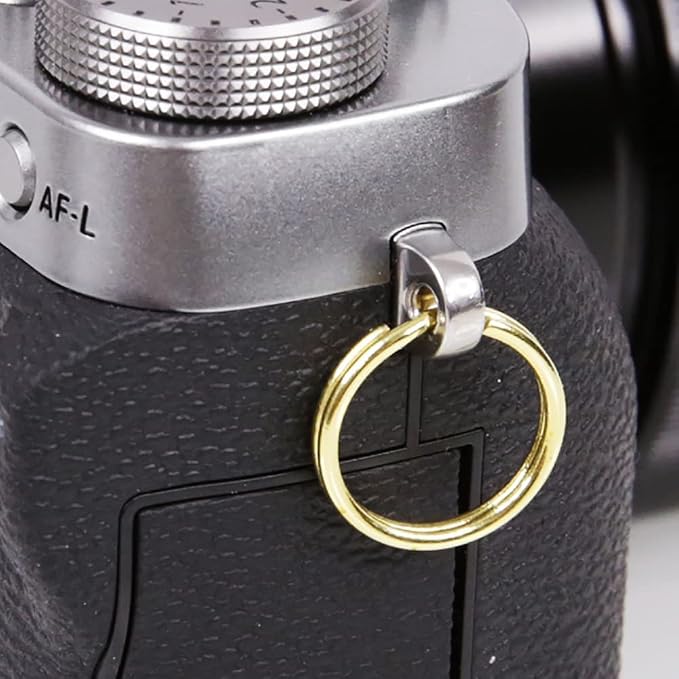 Foto&Tech Stainless Steel Round Lug Ring Camera Strap Split Ring - Image 2