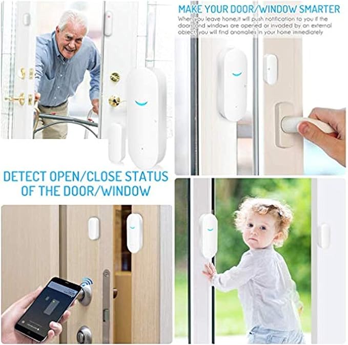 WiFi Door and Window Sensors, Tuya Smart Alarm - Image 6