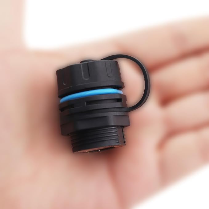 Panel Mount Shielded RJ45 Waterproof IP68 Cable Connector Panel Mount Coupler - Image 5